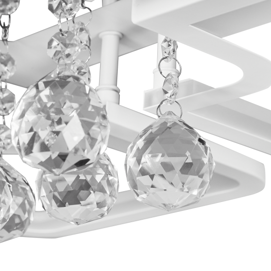 Люстра светодиодная Natali Kovaltseva Cascade 100 Вт регулируемый белый свет цвет белый