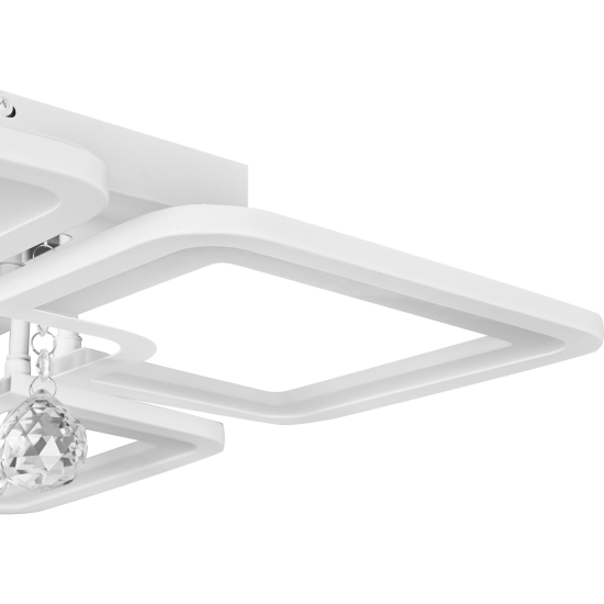 Люстра светодиодная Natali Kovaltseva Cascade 100 Вт регулируемый белый свет цвет белый