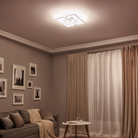 Люстра светодиодная Natali Kovaltseva Cascade 100 Вт регулируемый белый свет цвет белый