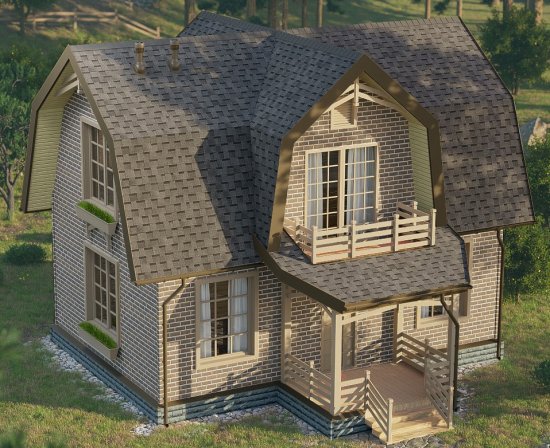 Гибкая черепица ламинированная Docke Pie Dragonsiberia серый 2.38 м²