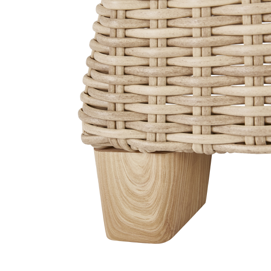 Кресло садовое Naterial Medena Fix 63x90x70 см алюминий/искусственный ротанг