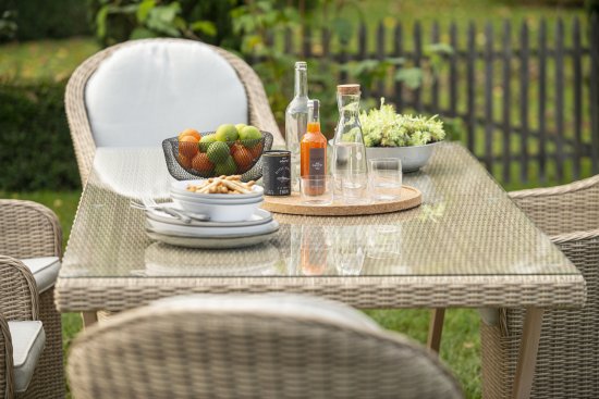 Кресло садовое Naterial Medena Fix 63x90x70 см алюминий/искусственный ротанг