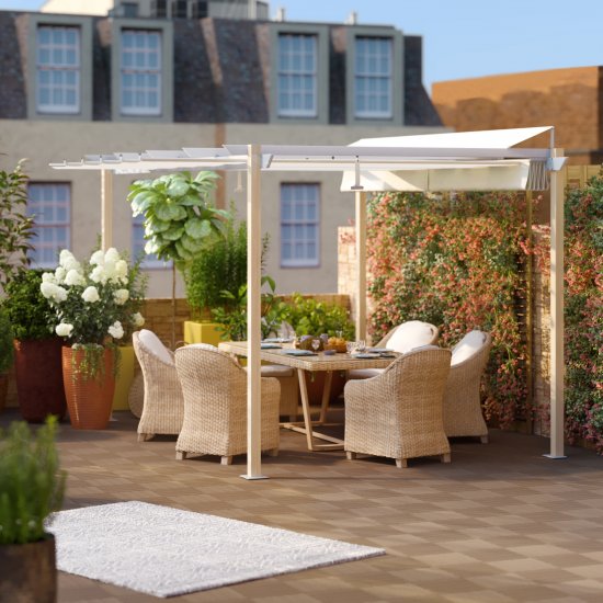 Кресло садовое Naterial Medena Fix 63x90x70 см алюминий/искусственный ротанг