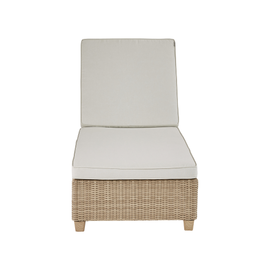 Шезлонг Naterial Medena 200x69x94 см алюминий/искусственный ротанг бежевый