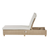 Шезлонг Naterial Medena 200x69x94 см алюминий/искусственный ротанг бежевый