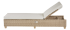 Шезлонг Naterial Medena 200x69x94 см алюминий/искусственный ротанг бежевый