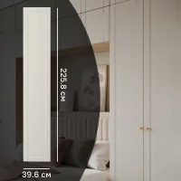Дверь для шкафа Лион Байонна 39.6x225.8x1.9 см МДФ цвет латте