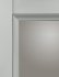 Дверь межкомнатная со стеклом Лион 70x200 см Hardflex цвет серый жемчуг с замком и петлями