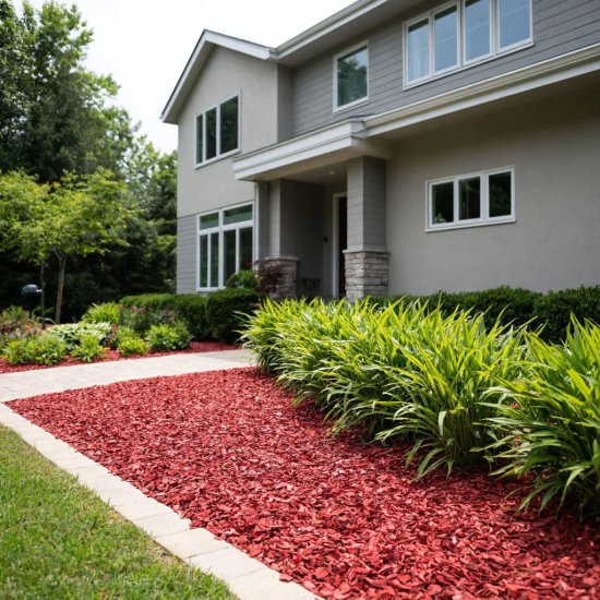 Щепа цвет красный 50 л