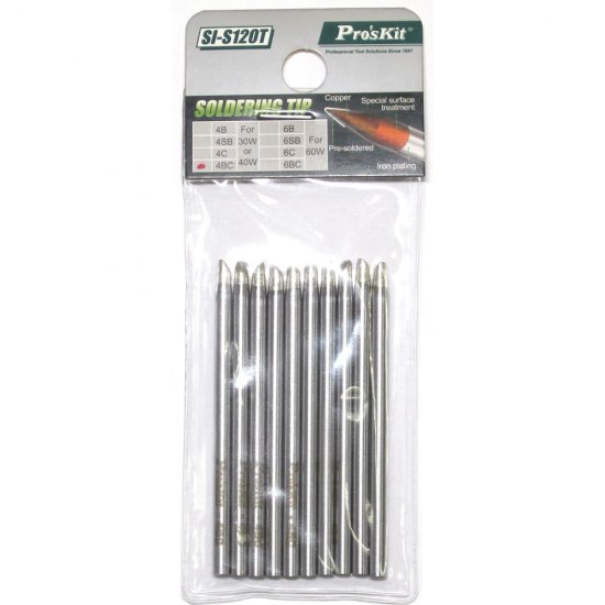 Паяльное жало Pro'sKit SI-S120T-4BC