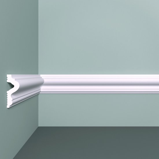 Молдинг потолочный полистирол ударопрочный Bello Deco XPS М 10 белый 17x45x2000 мм