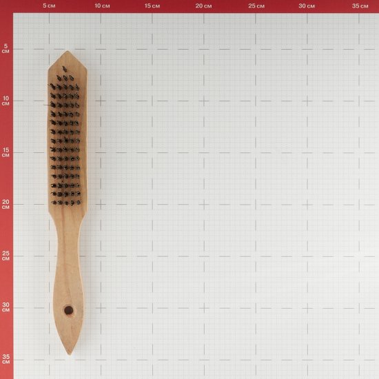 Корщетка ручная Stayer металлическая 290 мм пятирядная с деревянной ручкой