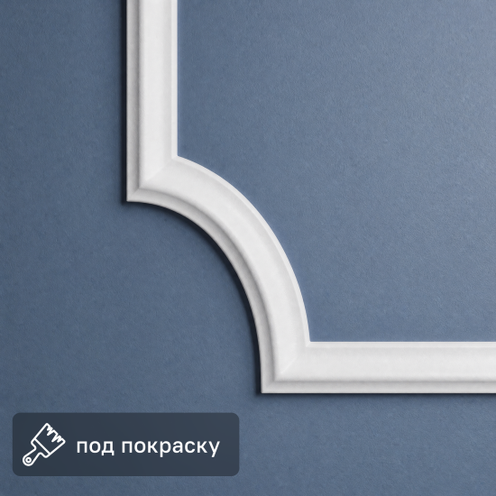 Уголок для плинтуса полистирол NMC WL2-C2 белый 4 шт