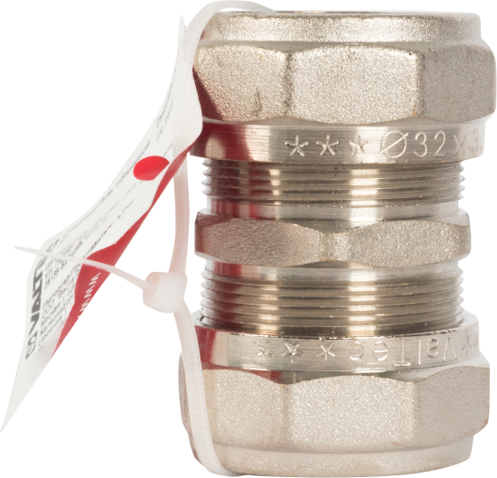 Муфта Valtec 32x32 мм латунь VTM.303