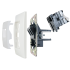 Розетка компьютерная двойная RJ45 категория 5e UTP - Legrand Valena - с захватами - белый