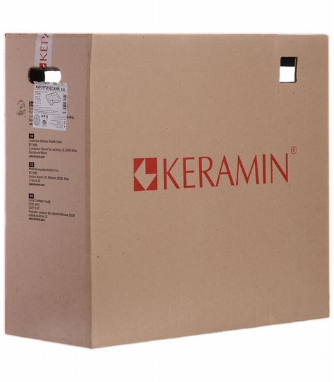 Раковина Keramin 65 см хирургическая подвесная белая с креплениями (00-001341)