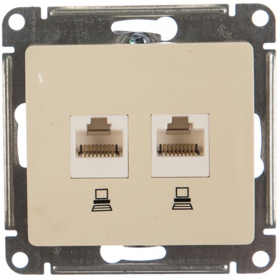 Компьютерная механизм розетки Systeme Electric Glossa
