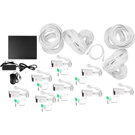 Готовый ip комплект видеонаблюдения Netlink Nl-nv08-p-kit