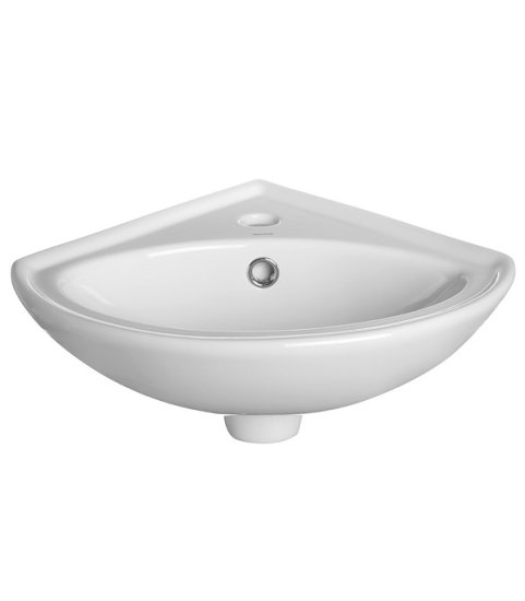 Раковина-мини Sanita Beep 36 см угловая подвесная белая (VERSAWB01)