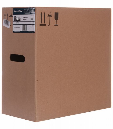 Раковина-мини Sanita Лада 37 см подвесная белая (LDASAWB01)