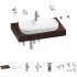 Комплект мебели для ванной комнаты с раковиной Wellsee Genuine Tree