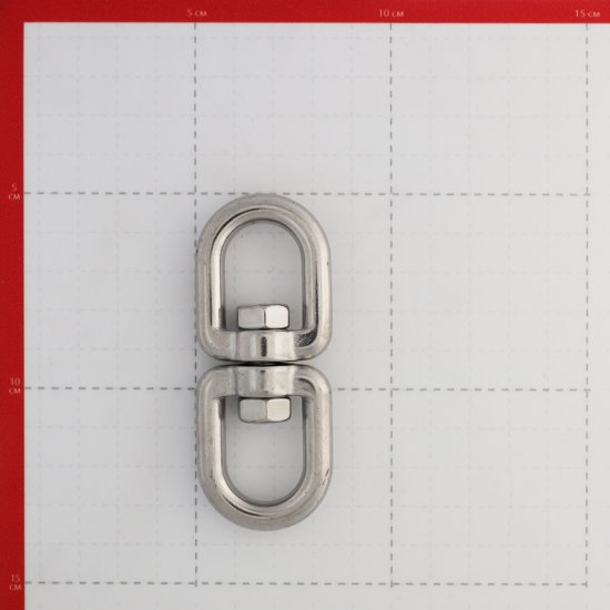 Вертлюг петля-петля d8 мм нержавеющая сталь