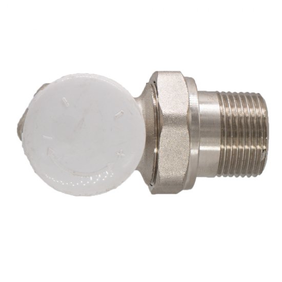 Клапан термостатический угловой СТМ 1/2 ВР(г) х 1/2 НР(ш) для радиатора (CARTVA12)