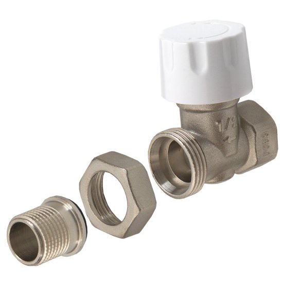 Клапан термостатический СТМ 1/2 ВР(г) х 1/2 НР(ш) для радиатора (CARTVS12)