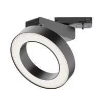 Светодиодный трековый светильник однофазный Technical Rim 3000К 12 Вт 6 кв.м черный (TR044-1-12W3K-B)