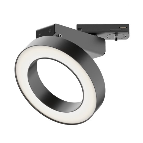 Светодиодный трековый светильник однофазный Technical Rim 3000К 12 Вт 6 кв.м черный (TR044-1-12W3K-B)