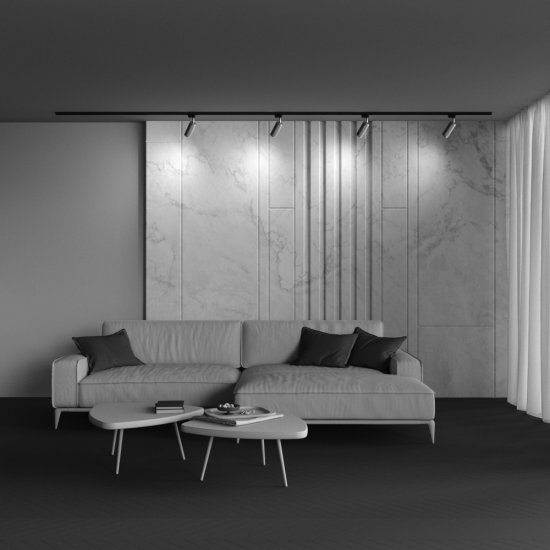 Трековый светильник однофазный Maytoni Technical Focus Design 50 Вт GU10 3 кв.м золото (TR011-1-GU10-G)