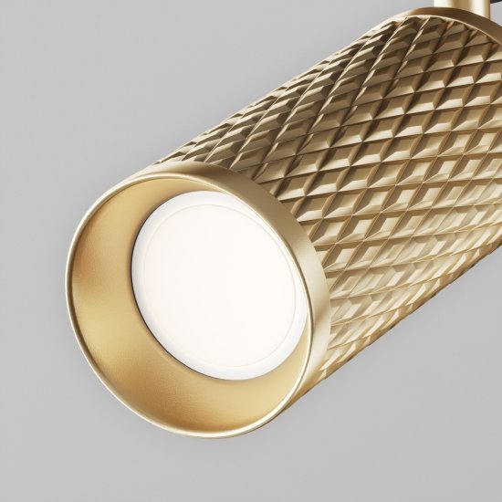Трековый светильник однофазный Maytoni Technical Focus Design 50 Вт GU10 3 кв.м золото (TR011-1-GU10-G)