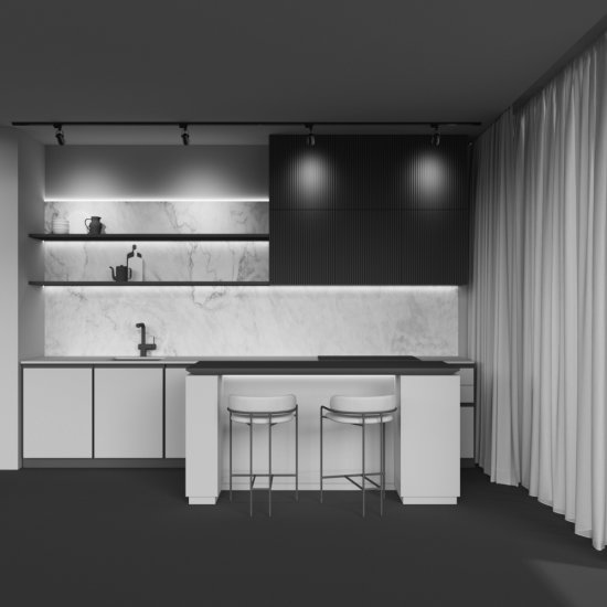 Трековый светильник однофазный Technical Celo 50 Вт GU10 3 кв.м черный (TR001-1-GU10-B)