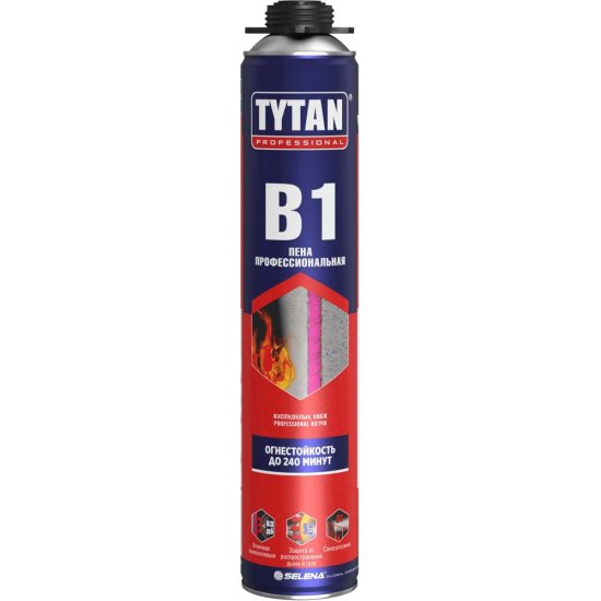 Профессиональная огнеупорная монтажная пена Tytan PROFESSIONAL В1
