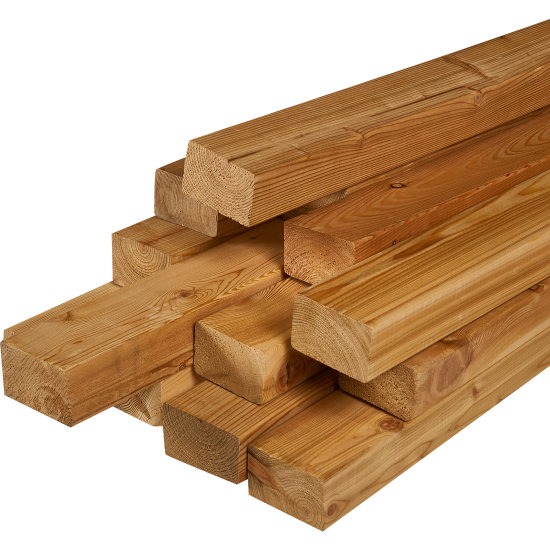 Брусок строганый 45x70x3000 мм лиственница