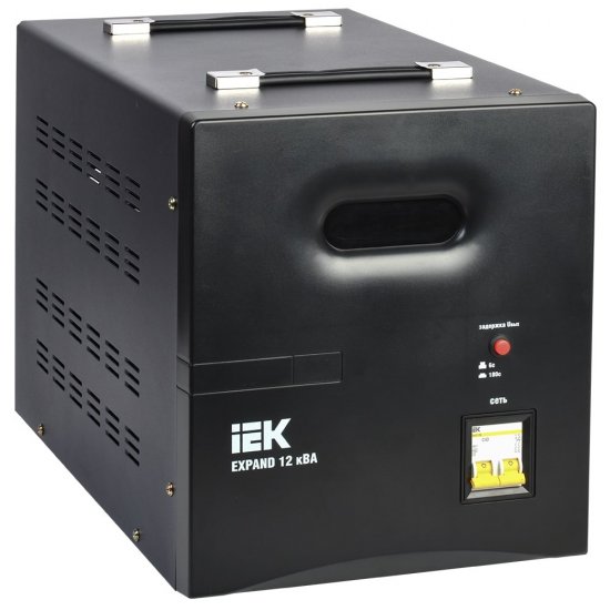 Переносной однофазный стабилизатор напряжения IEK EXPAND