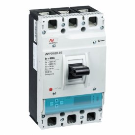 Автоматический выключатель в литом корпусе EKF AV POWER TR 3P 400А 50 кА 690 В (mccb-33-400-6.2-av)