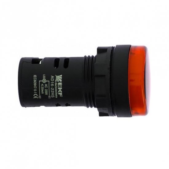 Лампа сигнальная EKF PROxima AD16-16HS 24 В IP54 пластиковая красная (ledm-ad16-24-r)