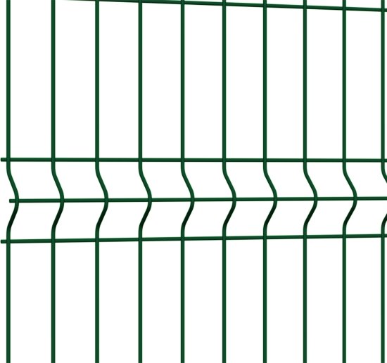 3D панель Profi для забора 2.03x2.5 м оцинкованная сталь зеленый