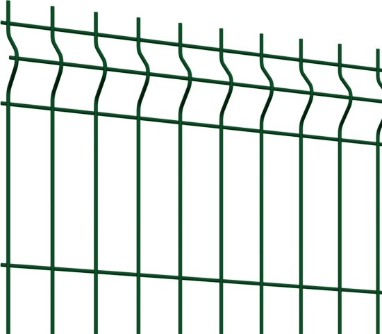 3D панель Profi для забора 2.03x2.5 м оцинкованная сталь зеленый