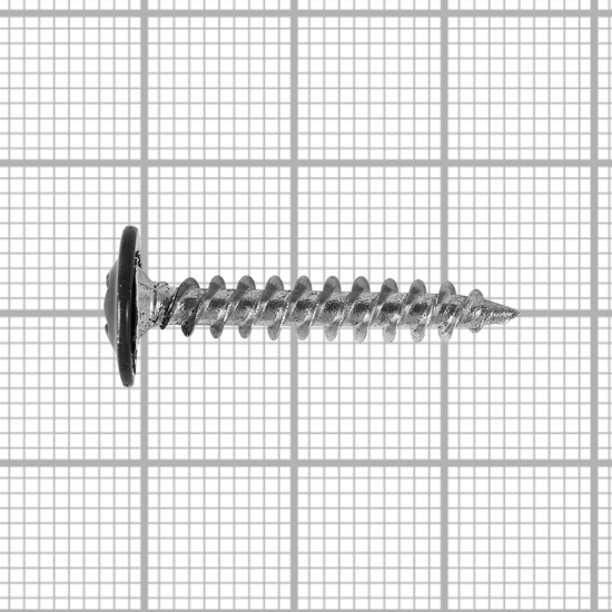 Саморезы по металлу с пресс-шайбой острые оцинкованные RAL 7024 4.2x25 20 шт.