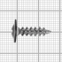 Саморезы по металлу с пресс-шайбой острые оцинкованные RAL 7024 4.2x16 28 шт.
