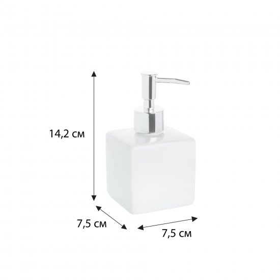 Дозатор для жидкого мыла Fixsen Light FX-502-1 цвет белый