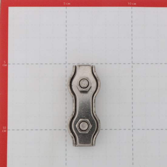 Зажим троса duplex d6 мм нержавеющая сталь