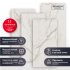 Глазурованный керамогранит Estima Melody Marble МО102 60x120 см 1.44 м² неполированный цвет бело-бежевый