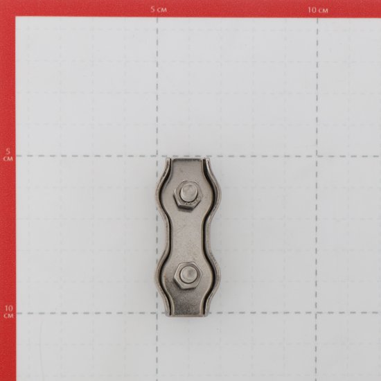 Зажим троса duplex d5 мм нержавеющая сталь