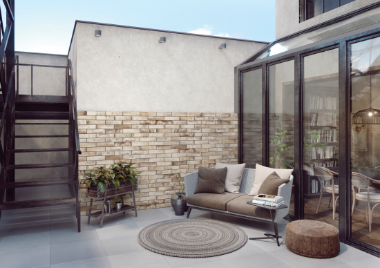 Плитка клинкерная Cerrad Piatto серо-бежевый 0.48 м²