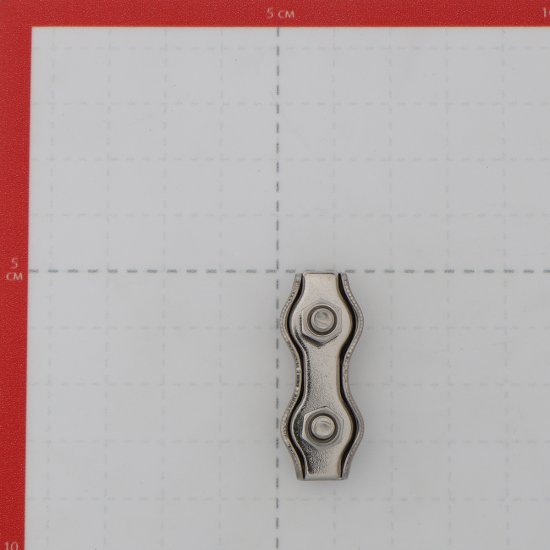 Зажим троса duplex d3 мм нержавеющая сталь