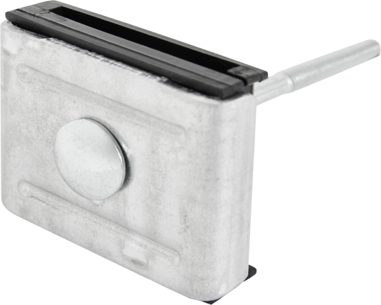 Скоба для забора Grand Line 85 мм сталь серый