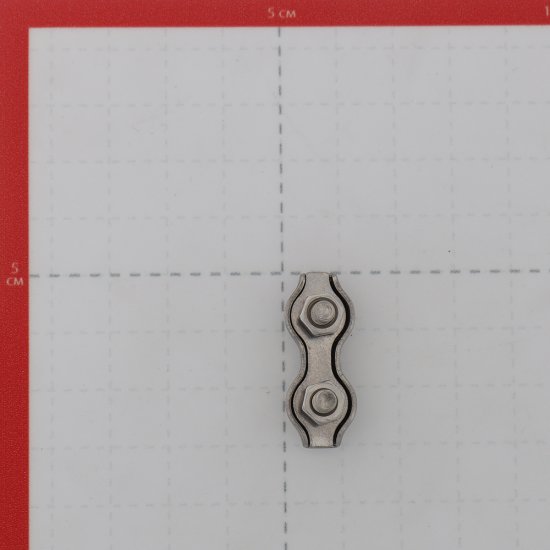 Зажим троса duplex d2 мм нержавеющая сталь